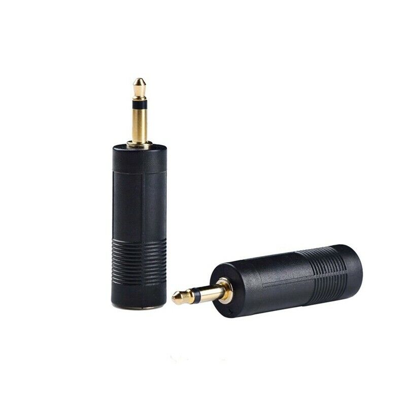 Mono Jack Adapter 3.5 mm (1/ 8 Inch) Male to 6.35 mm (1/ 4 Inch) Female Aud H7B6