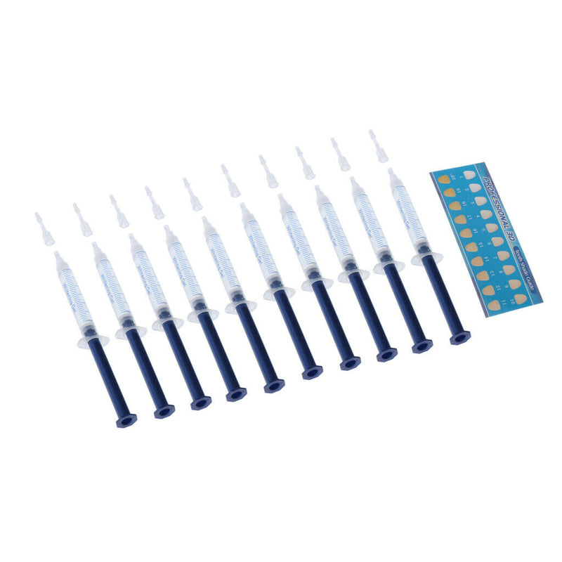 10Pcs Teeth Whitening Gel Strong White Tooth Delicate Stain Remover Whitener