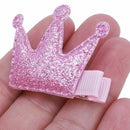 5 Pcs Cute Baby Girls Hair Clips Handmade Fabric Bowknot Crown Hairpins Tod K8B2