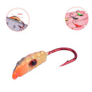 6pcs Winter Ice Fishing Bait 2.2cm/1.4g Mini ice Fishing Lure With Single Ho%!