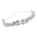 Wedding Crystal Alloy Flower Headband Tiara Hair Jewelry Accessories