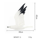 2pcs Creative Handcraft Foam Flying Seagull Statue Wall Hanging Art Decor for