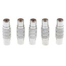 5 Pcs High-quality Male/Female XLR to RCA female Adapter Audio Connector