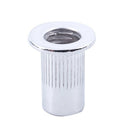 M4 Aluminum Countersunk Rivet Open End Nuts 30 Pieces
