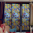 Glass Window Privacy Film Textured Floral Security Static Cling 45x100cm