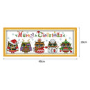 14CT Stamped Cross Stitch Needlework Embroidery Craft (K991 Christmas Bird)