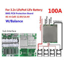 4S 100A 12V Protection Board For Lifepo4 Life 18650 Iron Phosphate Battery