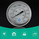 Oven Thermometer Grill Food Instant Read Temperature Gauge Dual Gage Probe