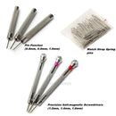 144Pcs Watch Repair Remover Tool  Adjustable Back Case Opener Spring Bar Set Kit
