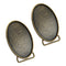 2x Rodeo Western Rectangular Belt Buckle
