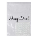 36Pcs Self-Adhesive Silicone Feet Semicircle Clear Bumper Door Furniture Pad