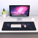 World Map Natural Rubber Large Gaming Mouse Pad Computer Keyboard Mat (XL) A