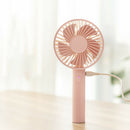Mini Portable Handheld Fan With Makeup Mirror, 2000mah Rechargeable Battery