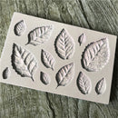 Home DIY Chocolate Tree Leaves Shape Cake Decor Mould Silicone Fondant Mold Pro