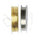 2 Roll 22 Meters Iron Wire Cord for Jewelry Making Craft DIY Headpiece 0.3mm