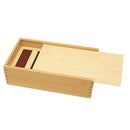 Wooden Montessori rial Material - Rough and Smooth Touch Tactile Boards in Box
