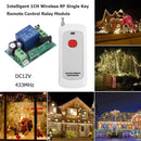 DC12V Intelligent 1CH Relay Module Wireless RF Single Key Remote Control
