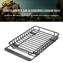 RC Car Rock Crawler Metal Roof Rack Luggage Carrier for Axial ScxIII Trx-4