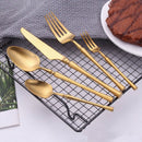 Cutlery Knives Sets Spoons Forks and Knives 18/10 Stainless Steel Western KiQ8W5