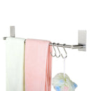 Single Rod Towel Rack Stainless Steel Bathroom Towel Holder Punch Free Bath