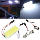 36LED 12V DC SMD COB Car Festoon Interior Roof Dome Light Bulbs Xenon White