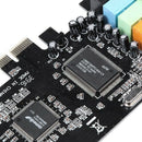 2X(Pci X1 Pci-E 5.1 Audio Digital Sound Card Cmi8738 Chipset with Cd Driver