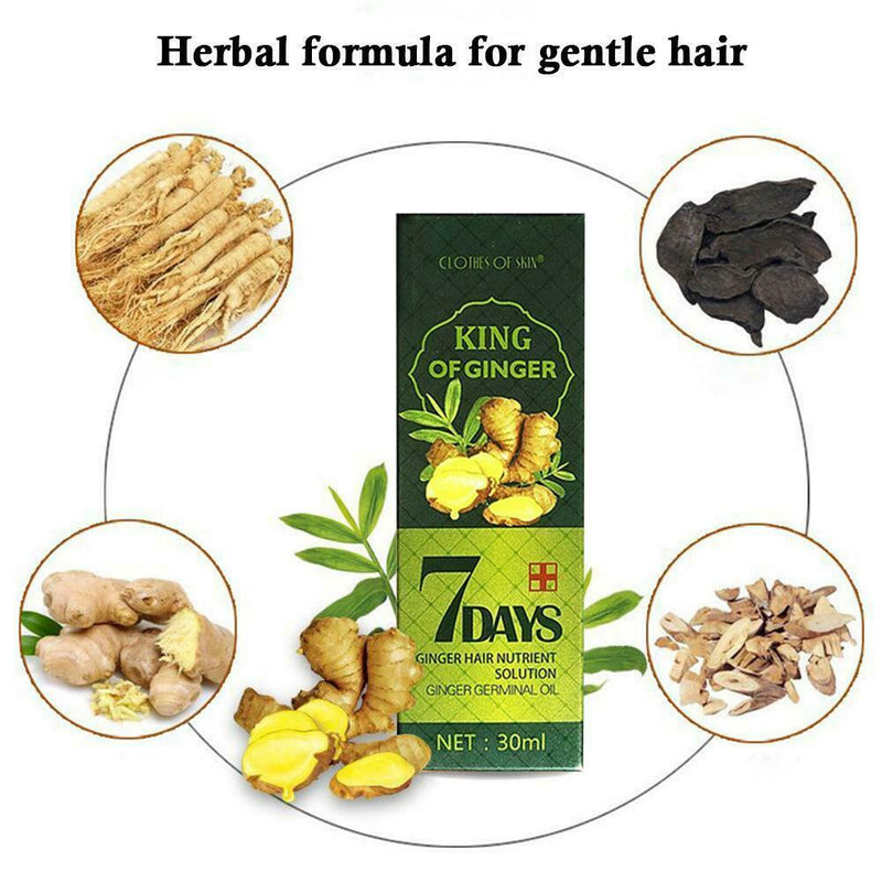 Herbal Ginger Essence for Hair Growth Hair Essential Oil Anti Hair Lose 30ml