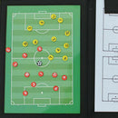 Coaching Board Foldable Football Tactic Board Magnetic Soccer Plate Book Se Z2V6