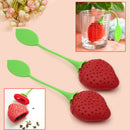 2X Silicone Teeth Tea Filter Tea Strainer Strainer Strawberry Teaspoon Tea Eggs