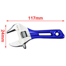 Professional 0-24mm Adjustable Spanner Wrench Plumbers Alloy Repair Tools