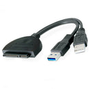 5Gb/sec USB 3.0 to 2.5 inch SATA Hard Drive External Cable Adapter Conve BVQ