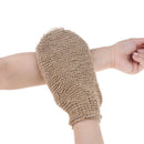 Natural Fiber Bath Exfoliating Glove Scrubber Washcloths Bathing Glove Mass Kw