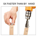 4Pcs Power Wing Nut Driver Set,Slot Wing Nuts Drill Bit Socket Wrenches Too W9W1