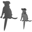 Unique Wedding Cake Topper Bride and Groom Silhouette with 2 Dog