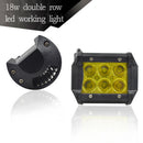 4" 18W LED Spot Work Light Bar Lamp Car Truck Motorcycle Boat 4WD SUV ATVJ&M
