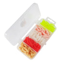 150pcs Fishing Earthworm Soft Lures Bread Insects Baits Simulation Maggots Grubs