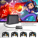 4 Port 3 in 1 Controller Adapter Converter Compatible with Nintend Switch