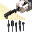 5x Black Steel Rotary Burr Set 1/4'' 6mm Shank Wood Rasp Drill Bits Home Too 3C