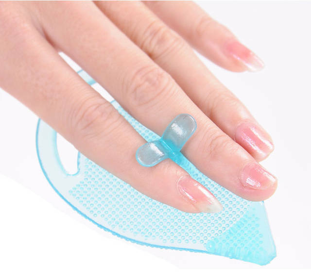 Facial Skin Care Cleansing Silicone Gel Soft Pad Face Blackhead Remover Brush TO