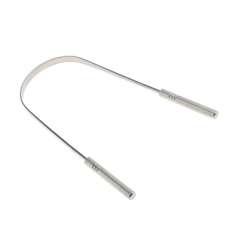 Household Tongue Cleaner Reusable w/ Carved Handle for Adults Kids Home Use