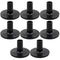 8Pcs Cymbal Sleeves 8PCS 38x26mm Black Drum Cymbal Sleeves Replacement for