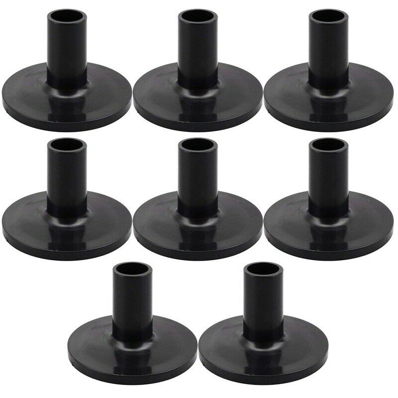 8Pcs Cymbal Sleeves 8PCS 38x26mm Black Drum Cymbal Sleeves Replacement for