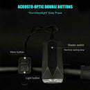 ABS Mountain Bike USB Rechargeable Headlight+Tail Light Set Cycling Tackles