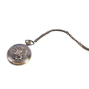 High Quality Full Metal Bronze Watch Pendant Men's Quartz Pocket Watch Neckla%!