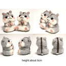 Non Finished Wool Felt Handmade Set DIY Hamster for Needle Material Bag