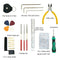 Instrument Maintenance Repair Cleaning Tech Tool Kit for Guitar Bass Parts