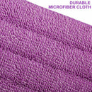 Flat Mop Heads 6 Pcs Microfibre Mop Pads 42cm x 14cm Spray Mop Refill ReplacN9F2