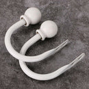Set of 2 Metal Decorative Curtain Hold Backs, Wall Mounted Window Drapery T