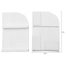 2pcs Sticky Sliding Pull Knobs Kitchen Cabinet Cupboard Door Drawer Handles