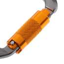 25KN Twist Gate Auto Lock Carabiner Rock Tree Climbing Dog Clip Hammock Hook